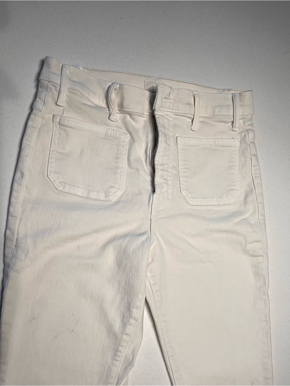 Mother Hustler Patch Flood Jeans